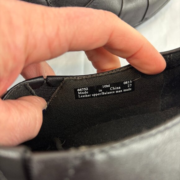 Clarks Bendables Women's 10 M Black Leather Slip-on Pleated Pump Heels Shoes - Picture 2 of 8